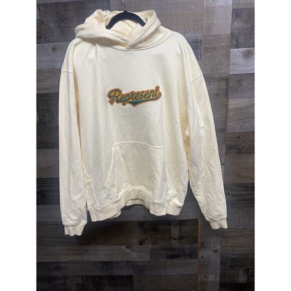 Represent Other - Represent hoodie‎ Size Large Pale Yellow Soft NEW